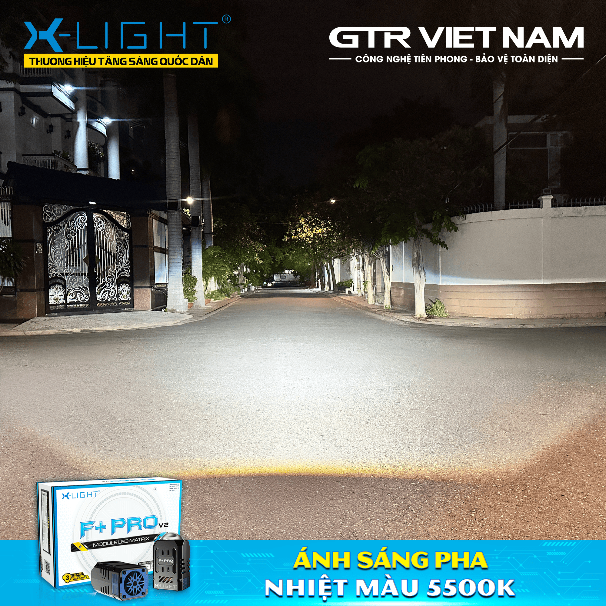 ĐÈN BI LED X-LIGHT F+ PRO - THẾ HỆ THỨ 2